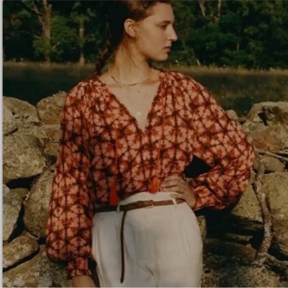 Anthropologie Porridge boho blouse s